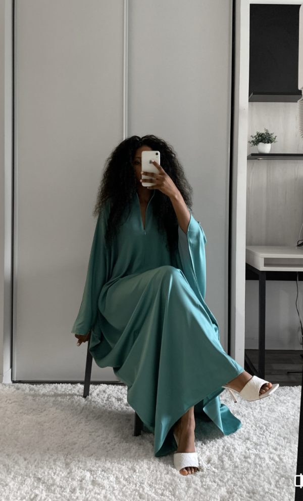 ROBE NAÏS VERT D'EAU – Image 3